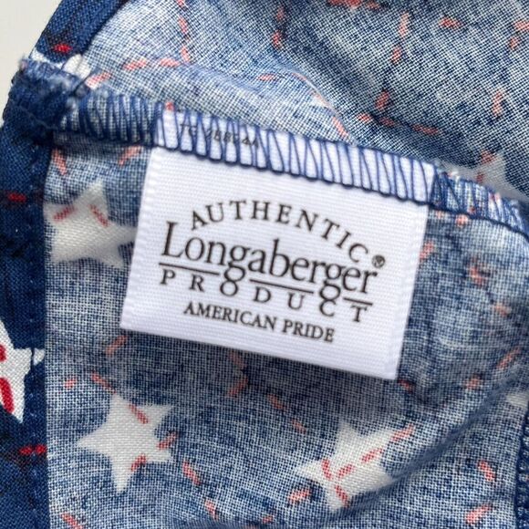 Longaberger Shining Star American Pride Fabric Basket Liner - Picture 5 of 6